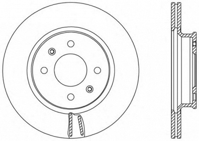 OPEN PARTS bda260120 -  Тормозной диск